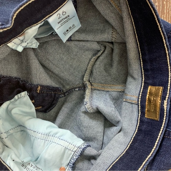 Mother Womens The Insider Crop Step Fray off limits blue 26 - Picture 13 of 13